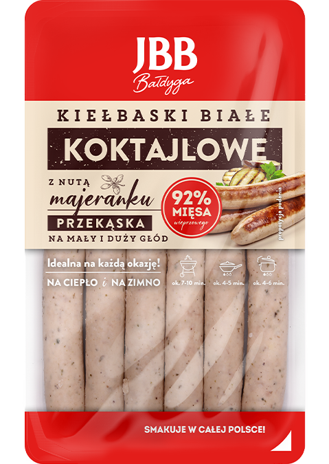 Kiełbaski Białe Koktajlowe